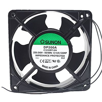2123XBT for SUNON DP200A 2123XBT.GN AC Fan 120x120x38mm 12x12x3.8cm AC230V Warranty 3 Months