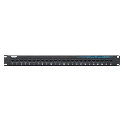 Black Box CAT6 Feed-Through Patch Panel, UNSHIELDE