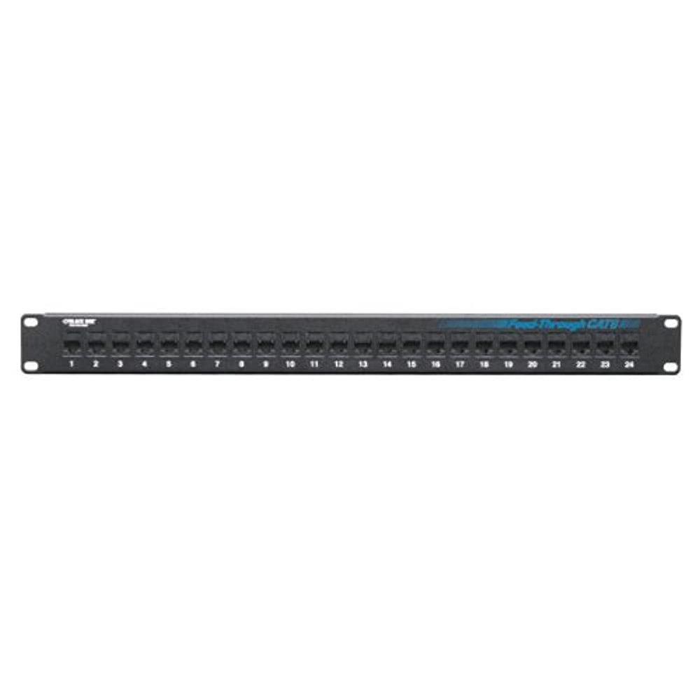 Black Box CAT6 Feed-Through Patch Panel, UNSHIELDE