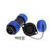 DRRI SP21 IP68 Soldering Aviation Connector 4Pin Male Plug Female Socket Connection on Sailboat for Power to Autohelm view 1
