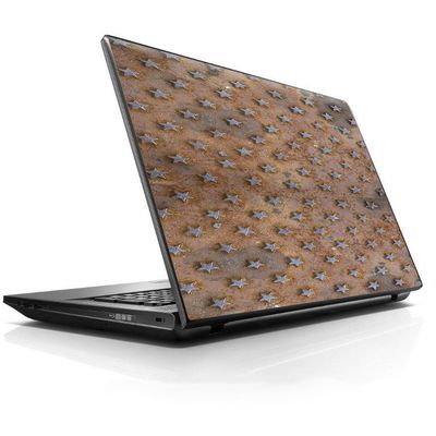 15 15.6 inch Laptop Notebook Skin Vinyl Sticker Cover Decal Fits 13.3" 14" 15.6" 16" HP Lenovo Apple Mac Dell Compaq Asus Acer Patina Copper Stars Metal