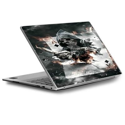 Skins Decals for Dell XPS 13 9370 9360 9350 Laptop Vinyl Wrap Cover/Ace Diamonds Grim Reeper Skull