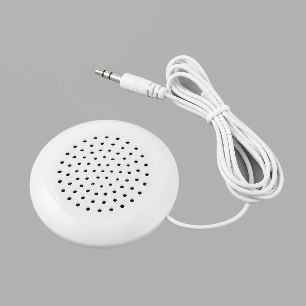 Mini White 3.5mm Pillow Speaker for MP3 MP4 Player For iPhone For iPod CD Radio