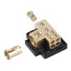 225FWY Gold Power Ground Distribution Block 0/2/4/8 Gauge in 8 Gauge Out view 1
