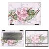 Decalrus - Protective Decal Floral Skin Sticker for Lenovo Yoga 730-15 (15.6" Screen) case Cover wrap LEyoga730_15-183 view 1