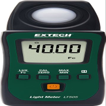 Extech LT505 Pocket Light Meter Compact Lux & Foot-Candle Meter, Measures Ambient Light for Photography, HVAC, Workplace, and Industrial Applications, Backlit LCD Display
