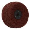 Coarse Abrasive Scotch Mop Rust Paint Removal Remover Polishing 4" x 6 Row view 1