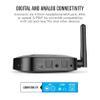MEE audio Connect Hub Bluetooth Transmitter/Receiver with Audio Pass-Through for TV/Home Stereo with 3.5mm Jack/AUX/RCA/Optical Input; USB Multi-stream Bluetooth Adapter for Dual Headphones/Speakers view 4