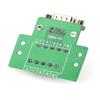 Aexit DB9 Male Relays Adapter Plate RS232 Serial to Screw Terminal PC Board Relays Signal Module view 2