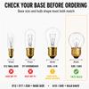 G45 High Temp Oven Light Bulb, 40 Watt 120V 570 F, E26 Medium Base, 4-Pack view 2