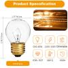G45 High Temp Oven Light Bulb, 40 Watt 120V 570 F, E26 Medium Base, 4-Pack view 4