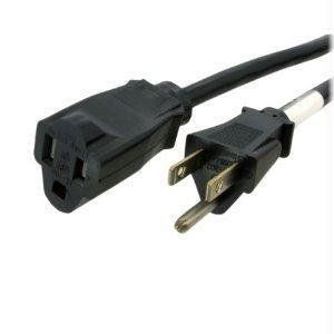 StarTech 6-ft Extension Cord, 14 AWG, Black (PAC101146)
