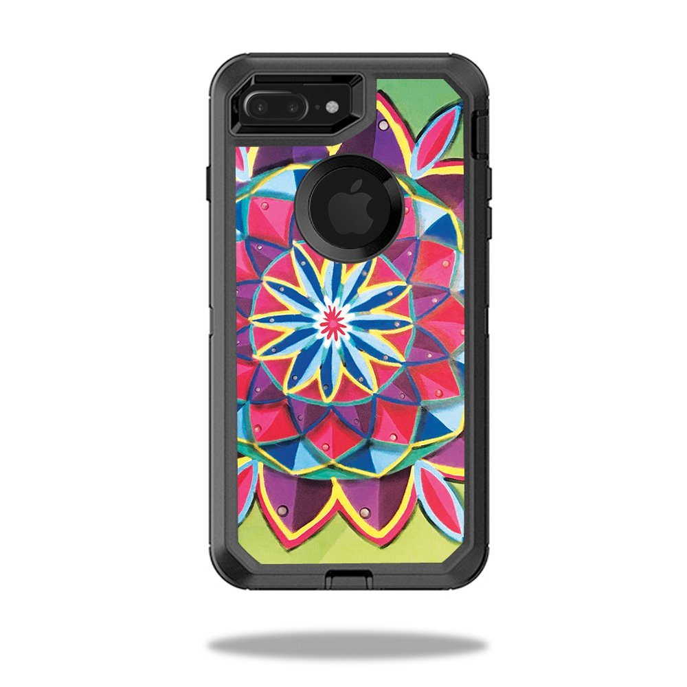 MightySkins Skin Compatible with OtterBox Defender iPhone 8 Plus - Fish Mandala | Protective, Durable, and Unique Vinyl Decal wrap Cover | Easy to Apply, Remove, and Change Styles | Made in The USA