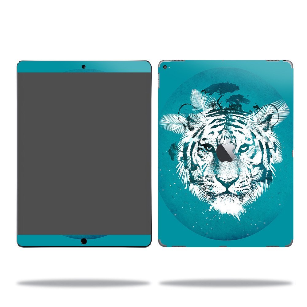 MightySkins Skin Compatible with Apple iPad Pro - White Tiger | Protective, Durable, and Unique Vinyl Decal wrap Cover | Easy to Apply, Remove, and Change Styles | Made in The USA
