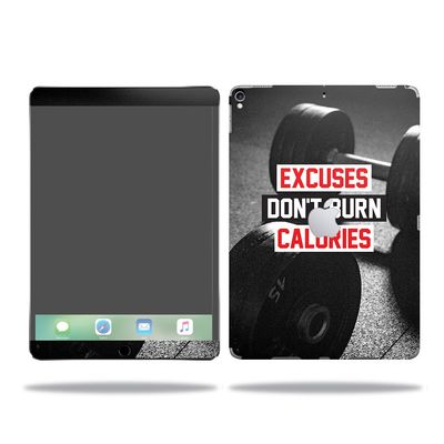 MightySkins Skin Compatible with Apple iPad Pro - Burn Calories | Protective, Durable, and Unique Vinyl Decal wrap Cover | Easy to Apply, Remove, and Change Styles | Made in The USA