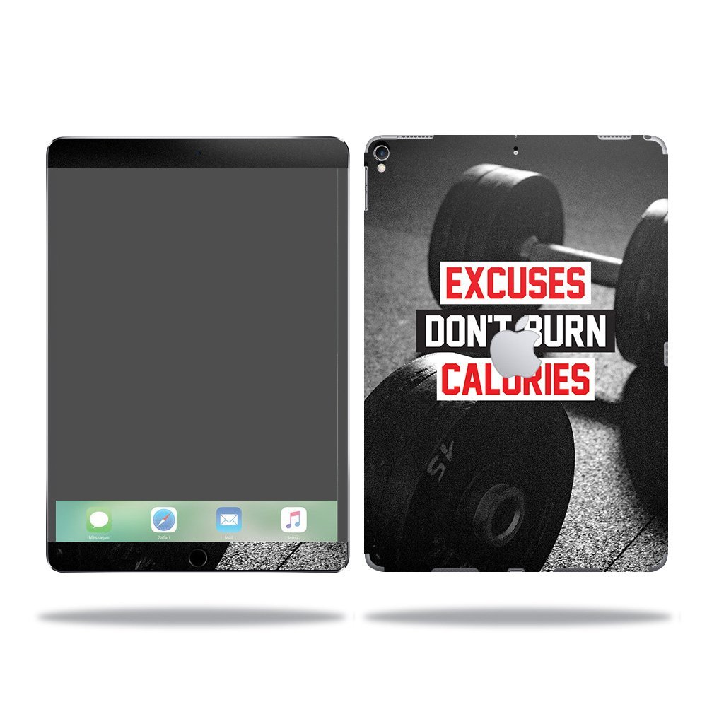 MightySkins Skin Compatible with Apple iPad Pro - Burn Calories | Protective, Durable, and Unique Vinyl Decal wrap Cover | Easy to Apply, Remove, and Change Styles | Made in The USA