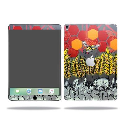 MightySkins Skin Compatible with Apple iPad Pro - Wheat Bees | Protective, Durable, and Unique Vinyl Decal wrap Cover | Easy to Apply, Remove, and Change Styles | Made in The USA