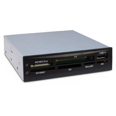 Inter-Tech Card Reader CI-02 USB 2.0 for Standard Memory Cards.