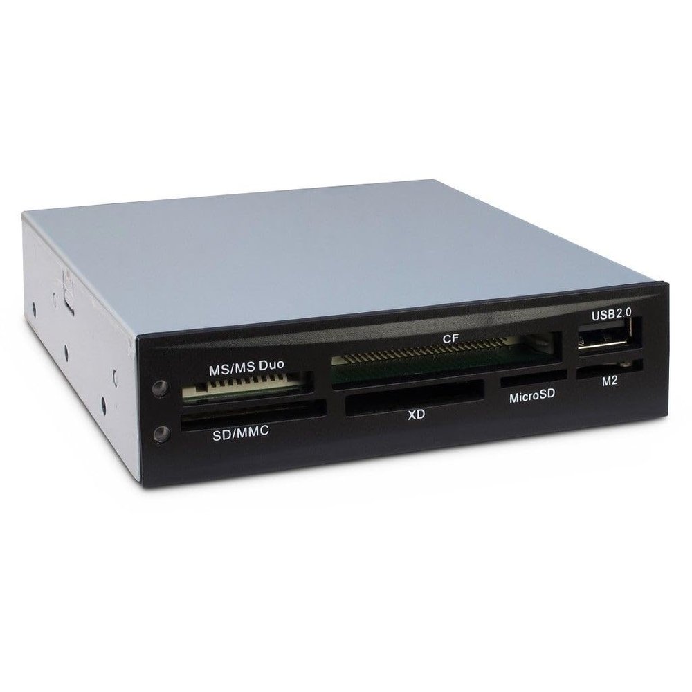 Inter-Tech Card Reader CI-02 USB 2.0 for Standard Memory Cards.
