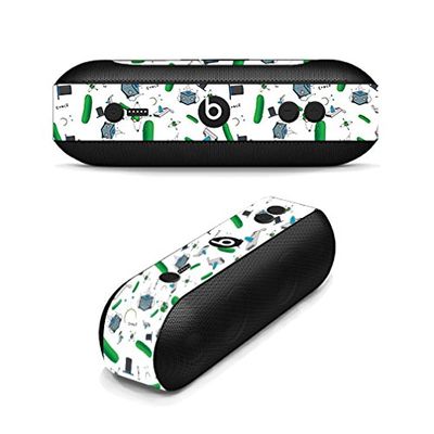 MightySkins Skin Compatible with Beats by Dr. Dre Pill Plus - Science Cartoon | Protective, Durable, and Unique Vinyl Decal wrap Cover | Easy to Apply, Remove, and Change Styles | Made in The USA