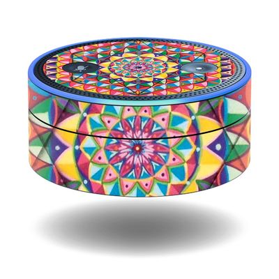 MightySkins Skin Compatible with Amazon Echo Dot - Rainbow Kaleidoscope | Protective, Durable, and Unique Vinyl Decal Wrap Cover | Easy to Apply, Remove, and Change Styles | Made in The USA