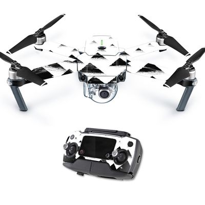 MightySkins Skin Compatible with DJI Mavic Pro Quadcopter Drone - Black Hills | Protective, Durable, and Unique Vinyl Decal wrap Cover | Easy to Apply, Remove, and Change Styles | Made in The USA