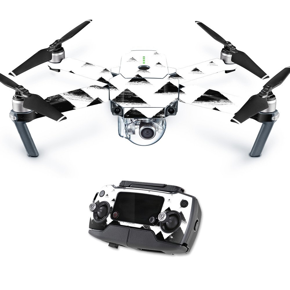 MightySkins Skin Compatible with DJI Mavic Pro Quadcopter Drone - Black Hills | Protective, Durable, and Unique Vinyl Decal wrap Cover | Easy to Apply, Remove, and Change Styles | Made in The USA