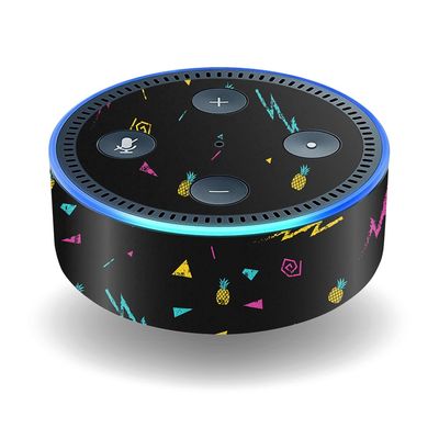 MightySkins Skin Compatible with Amazon Echo Dot (2nd Gen) - Magic Pineapple | Protective, Durable, and Unique Vinyl Decal wrap Cover | Easy to Apply, Remove, and Change Styles | Made in The USA