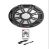 KICKER 45KM102 10" 350w Marine Boat Subwoofer Sub+Charcoal Grille w/LED's+Remote view 1