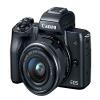 Canon EOS M50 Mirrorless Camera Kit w/EF-M15-45mm and 4K Video (Black) (Renewed) view 1