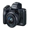 Canon EOS M50 Mirrorless Camera Kit w/EF-M15-45mm and 4K Video (Black) (Renewed) view 2