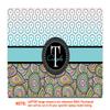 Decalrus - Protective Decal for The Dell Latitude 7490 (14" Screen) Laptop with Customized Monogram DElatitude7490-Monogram35 view 1