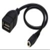 zdyCGTime USB 2.0 AFemale to DC 3.5x1.35mm Female Adapter Cable 5 Volt DC Barrel Power Jack Charging Cable for Tablet, Electronic Dog, Access Control Attendance (28CM/11inch F/F, DC 3.5x1.35mm-2packs) view 2