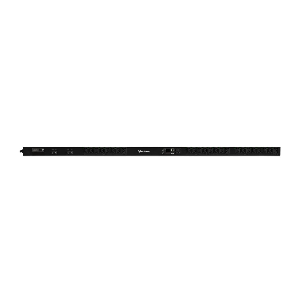CyberPower PDU81105 Switched Metered Outlet PDU, 200-240V/30A (Derated to 24A), 24 Outlets, 0U Rackmount