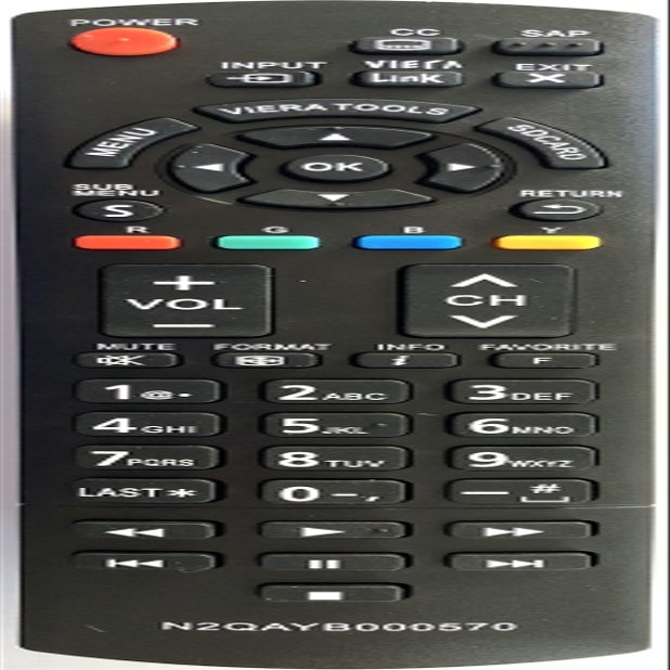 USARMT New N2QAYB000570 Replaced Remote Control fit for Panasonic 2011 LCD LED Plasma TVs TC-32LX34 TC-32LX44S TC-42PX34 TC-50PX34 TC-60PS34 TC-60PS34UA TC-L19C30 TC-L24C3 TC-L3232C TC-L32C3