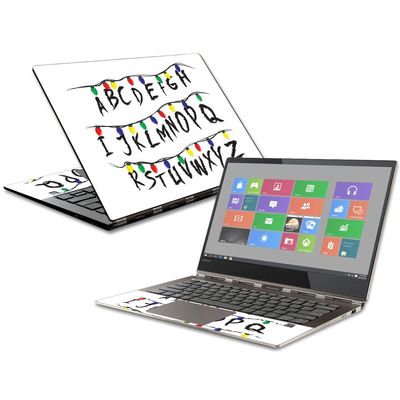 MightySkins Skin Compatible with Lenovo Yoga 920-13IKB - Stranger Alphabet | Protective, Durable, and Unique Vinyl Decal wrap Cover | Easy to Apply, Remove, and Change Styles | Made in The USA