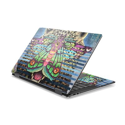 MightySkins Skin Compatible with DELL XPS 13 9365 2-in-1 (2017) - Jaguar Moth | Protective, Durable, and Unique Vinyl Decal wrap Cover | Easy to Apply, Remove, and Change Styles | Made in The USA