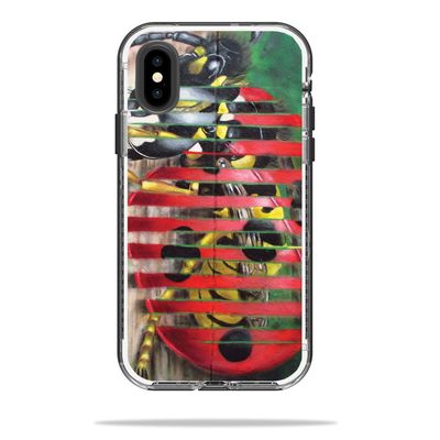 MightySkins Skin Compatible with LifeProof Next iPhone X or XS Case - Insect Invasion | Protective, Durable, and Unique Vinyl Decal wrap Cover | Easy to Apply, Remove | Made in The USA