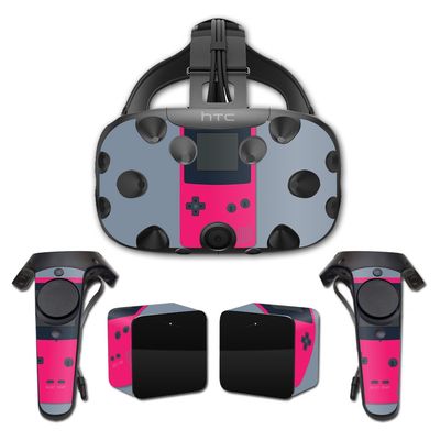 MightySkins Skin Compatible with HTC Vive Full Coverage - Game Kid Pink | Protective, Durable, and Unique Vinyl Decal wrap Cover | Easy to Apply, Remove, and Change Styles | Made in The USA
