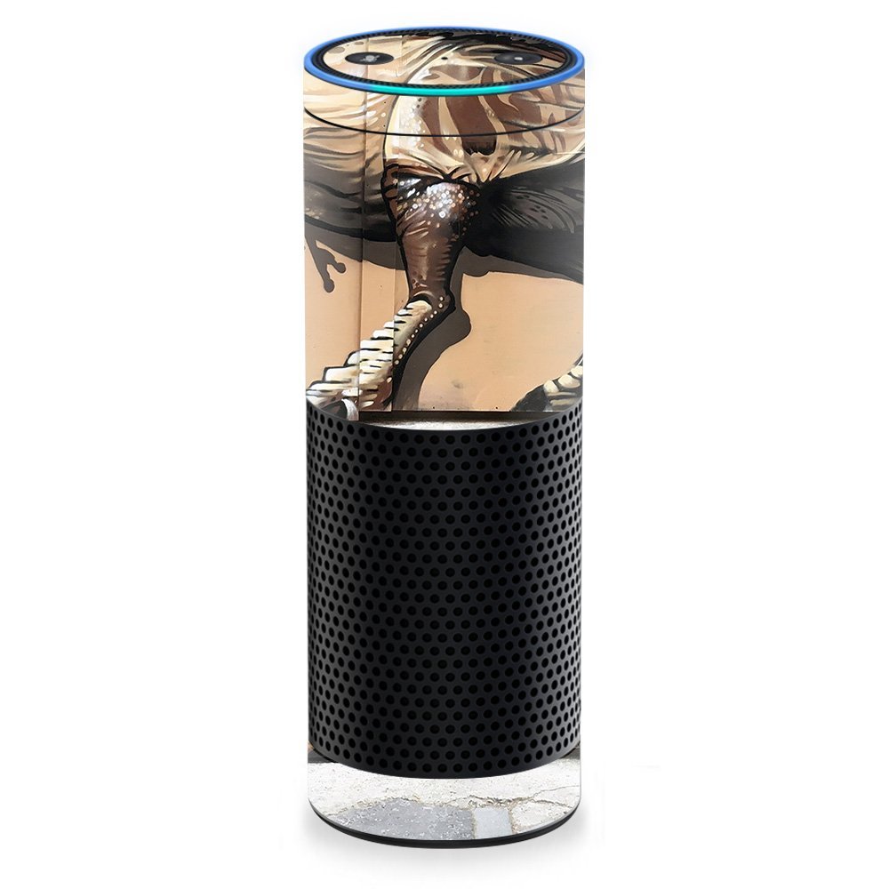 MightySkins Skin Compatible with Amazon Echo - Street Dino | Protective, Durable, and Unique Vinyl Decal wrap Cover | Easy to Apply, Remove, and Change Styles | Made in The USA
