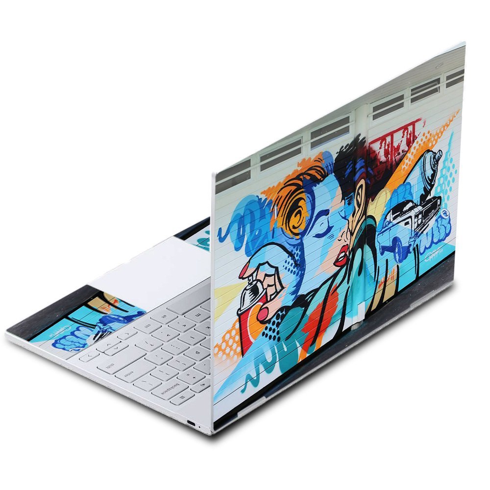 MightySkins Skin Compatible with Google Pixelbook - Old School Romance | Protective, Durable, and Unique Vinyl Decal wrap Cover | Easy to Apply, Remove, and Change Styles | Made in The USA