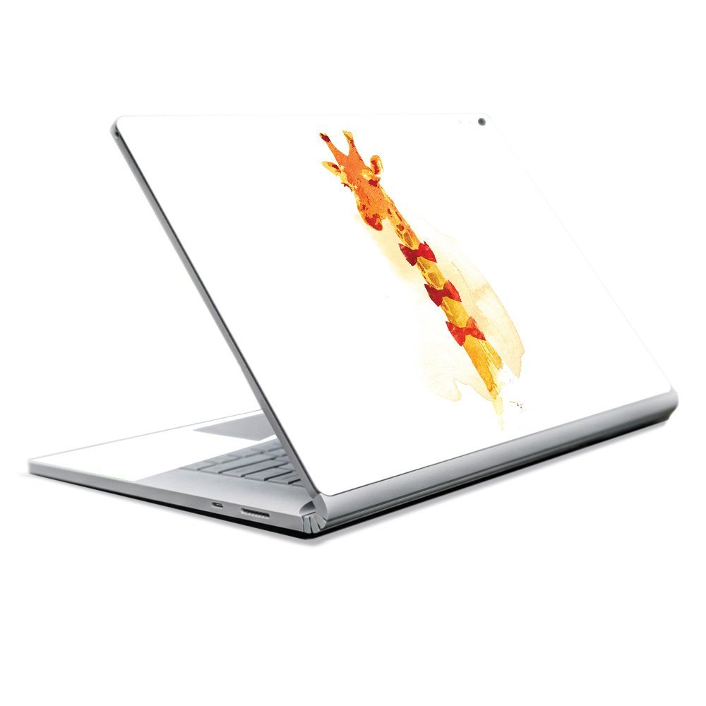 MightySkins Skin Compatible with Microsoft Surface Book 2 13" (2017) - Elegant Giraffe | Protective, Durable, and Unique Vinyl Decal wrap Cover | Easy to Apply, Remove | Made in The USA