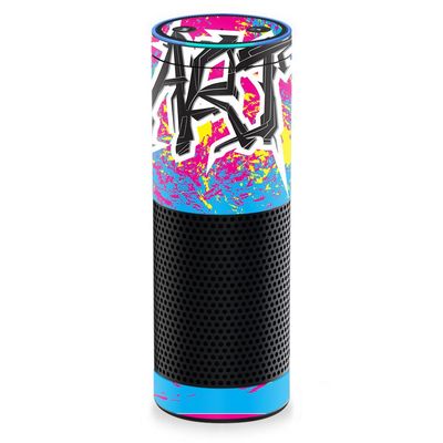 MightySkins Skin Compatible with Amazon Echo - Art Graffiti | Protective, Durable, and Unique Vinyl Decal wrap Cover | Easy to Apply, Remove, and Change Styles | Made in The USA