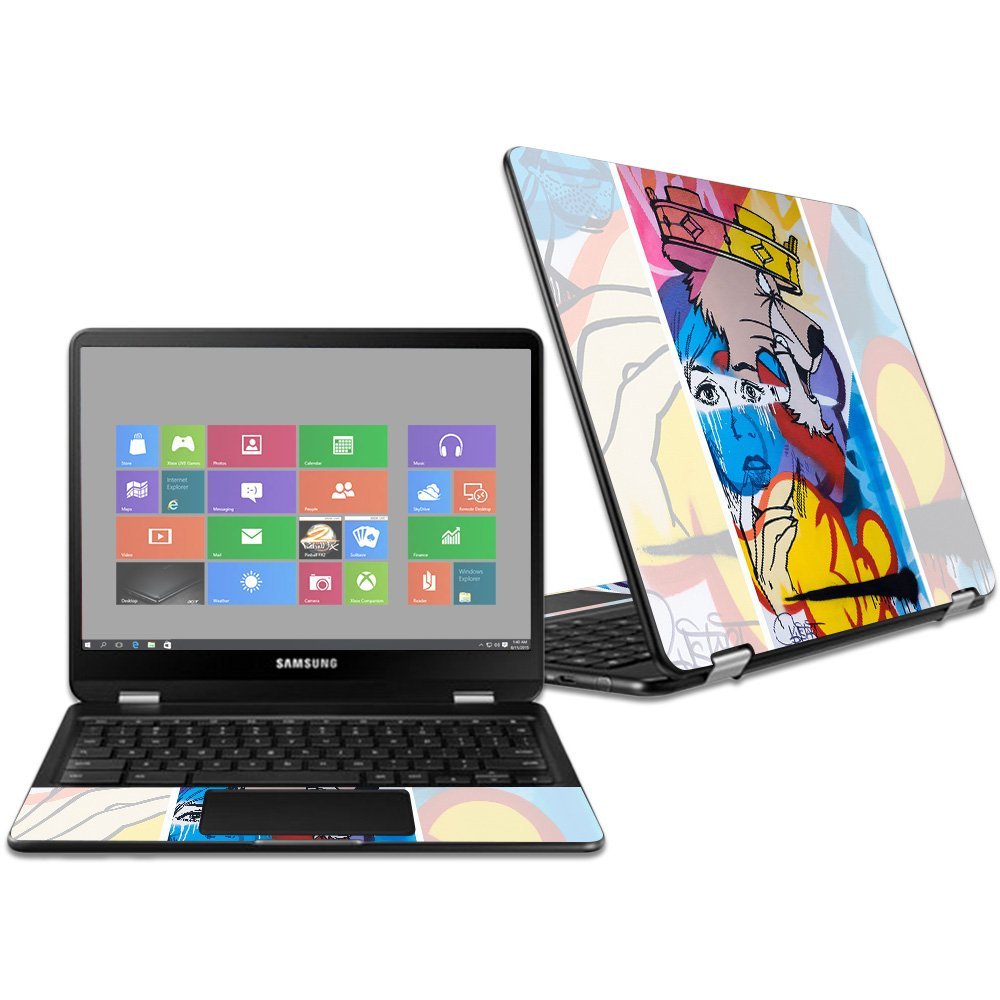 MightySkins Skin Compatible with Samsung Chromebook Pro 12.3" - Kings Reign | Protective, Durable, and Unique Vinyl Decal wrap Cover | Easy to Apply, Remove, and Change Styles | Made in The USA