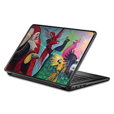 MightySkins Skin Compatible with Universal 17" Screen - Parrot Paradise | Protective, Durable, and Unique Vinyl Decal wrap Cover | Easy to Apply, Remove, and Change Styles | Made in The USA