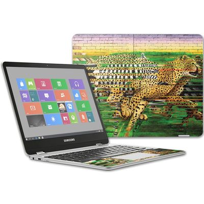MightySkins Skin Compatible with Samsung Chromebook Plus 12.3"(2017 - Predators | Protective, Durable, and Unique Vinyl Decal wrap Cover | Easy to Apply, Remove, and Change Styles | Made in The USA