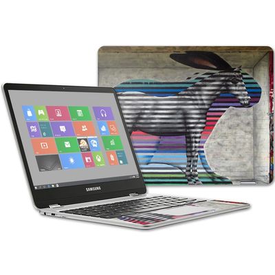MightySkins Skin Compatible with Samsung Chromebook Plus 12.3"(2017 - Horse Bunny | Protective, Durable, and Unique Vinyl Decal wrap Cover | Easy to Apply, Remove, and Change Styles | Made in The USA