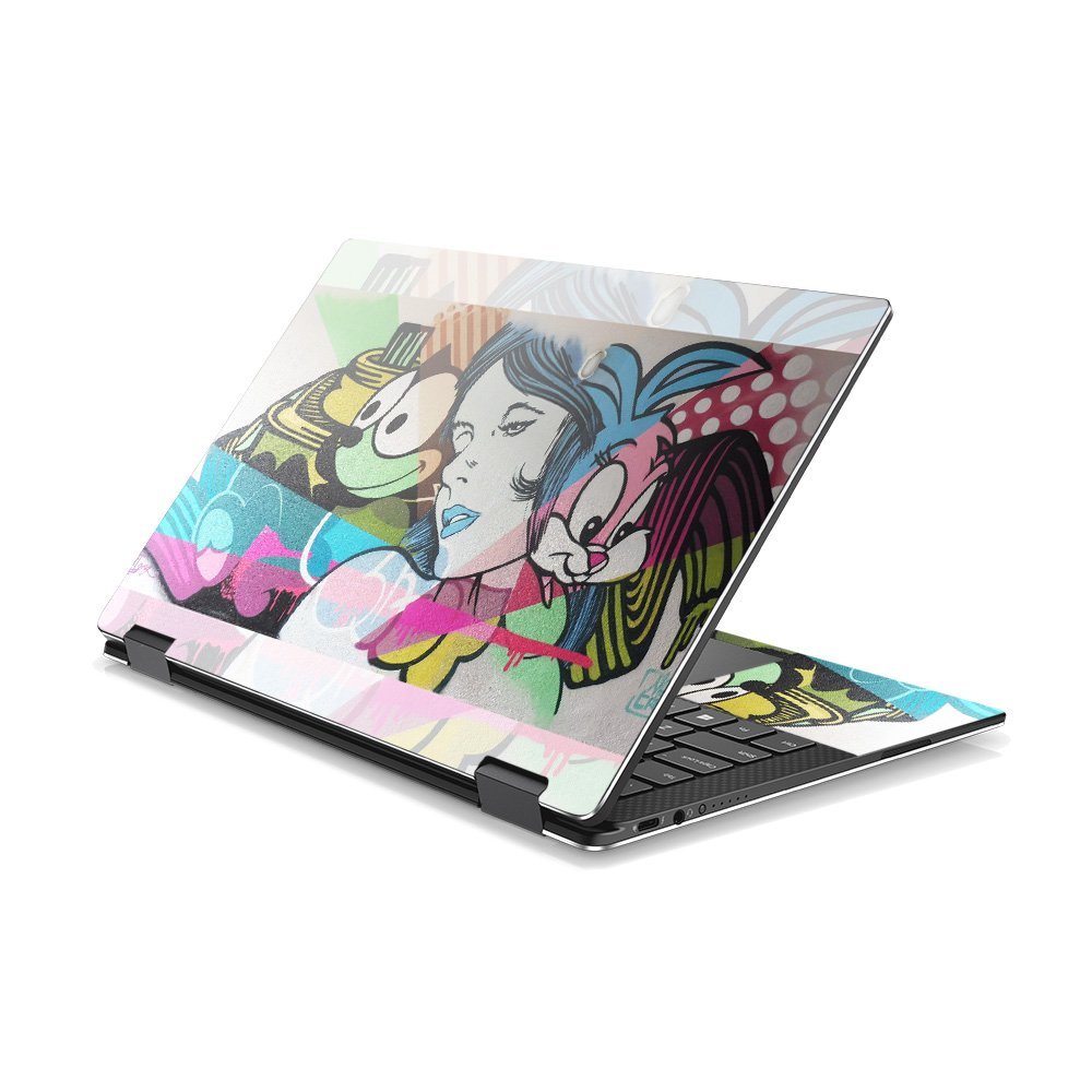 MightySkins Skin Compatible with DELL XPS 13 9365 2-in-1 (2017) - Bunny Blues | Protective, Durable, and Unique Vinyl Decal wrap Cover | Easy to Apply, Remove, and Change Styles | Made in The USA