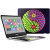 MightySkins Skin Compatible with Samsung Chromebook Plus 12.3"(2017 - Neon Yin Yang | Protective, Durable, and Unique Vinyl wrap Cover | Easy to Apply, Remove, and Change Styles | Made in The USA view 1