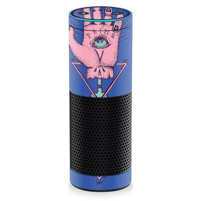 MightySkins Skin Compatible with Amazon Echo - God of Skate | Protective, Durable, and Unique Vinyl Decal Wrap Cover | Easy to Apply, Remove, and Change Styles | Made in The USA